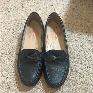 Marc Joseph Classic Black Leather Loafers